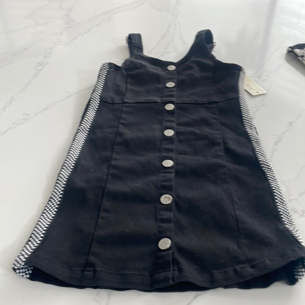 GIRLS PINC over all dress NWT